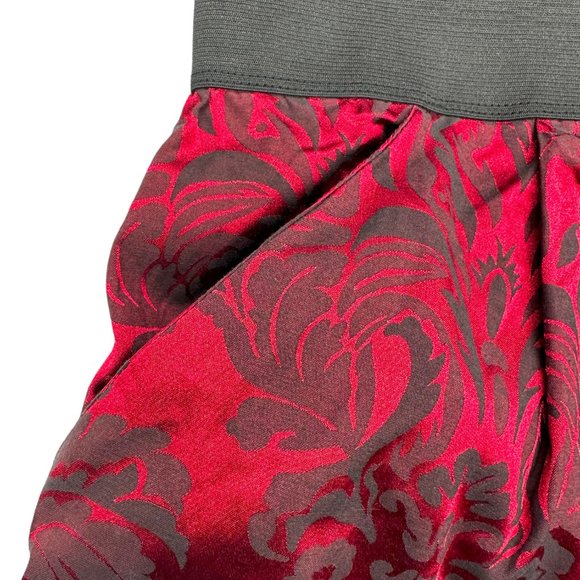 Speechless Ruby Floral Damask Mini Dress (11) - Picture 4 of 10